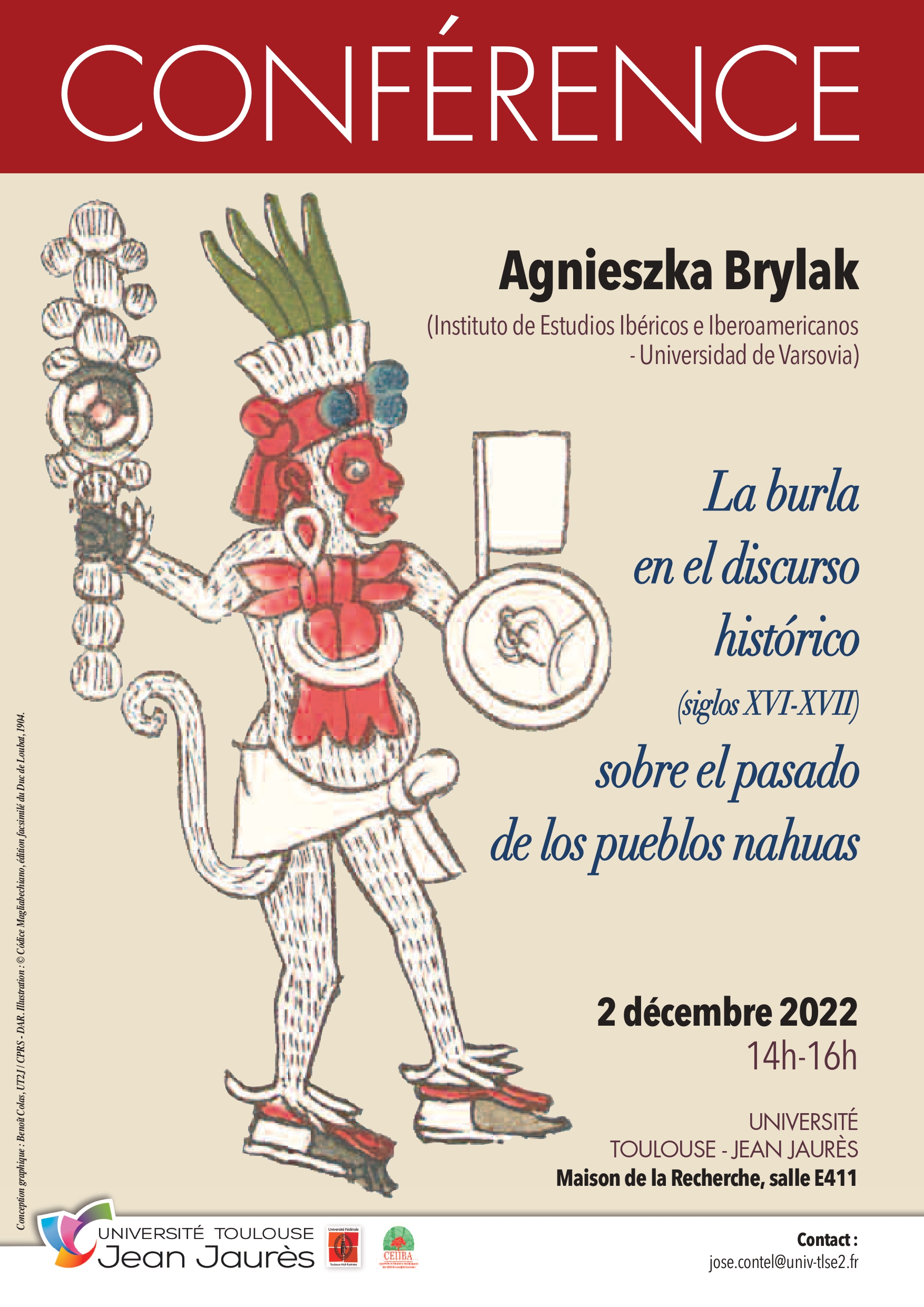 Affiche Conférence A. Brylak / J. Contel 02/12/2022