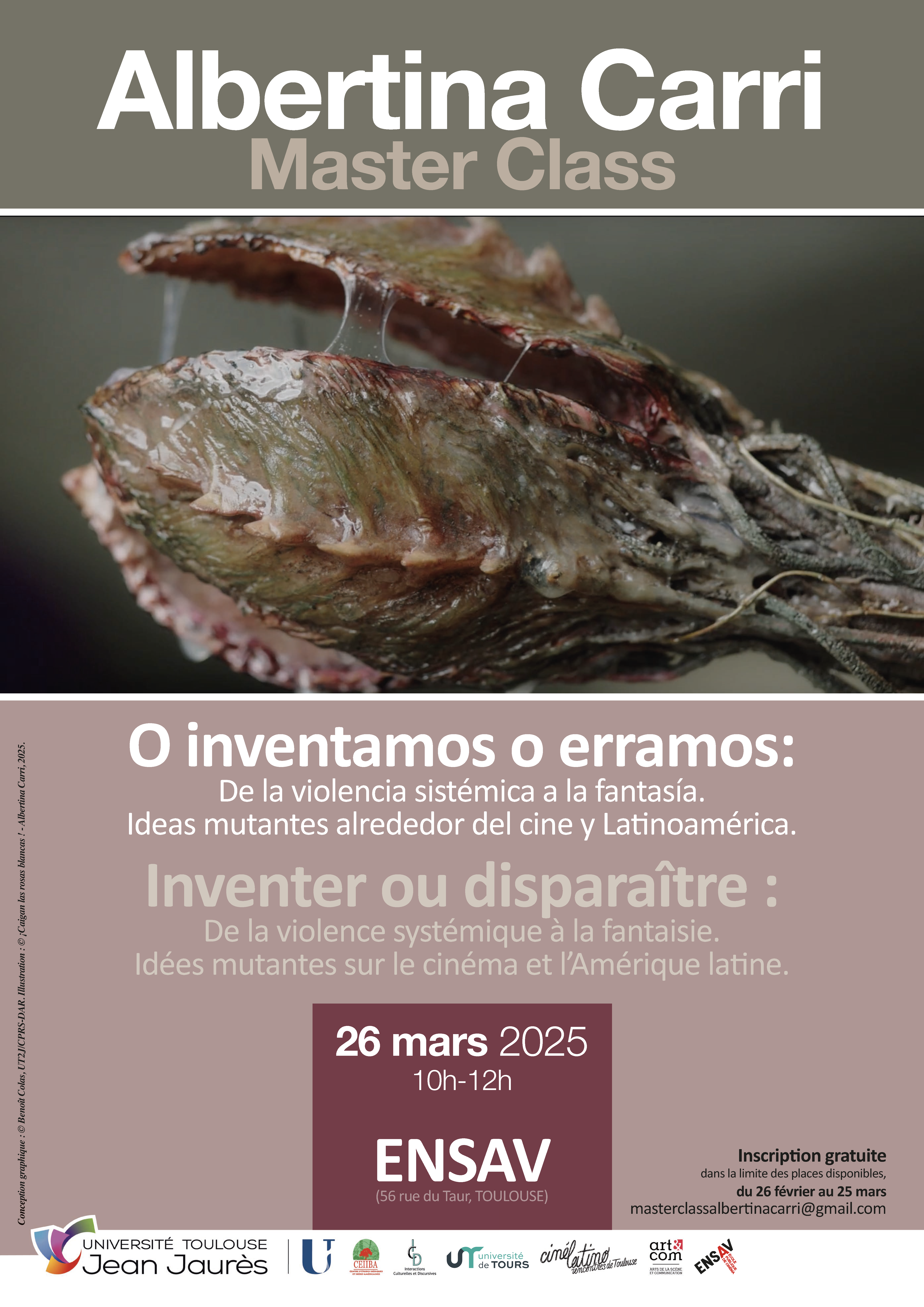 Affiche Masterclass Carri Soriano Mars 2025
