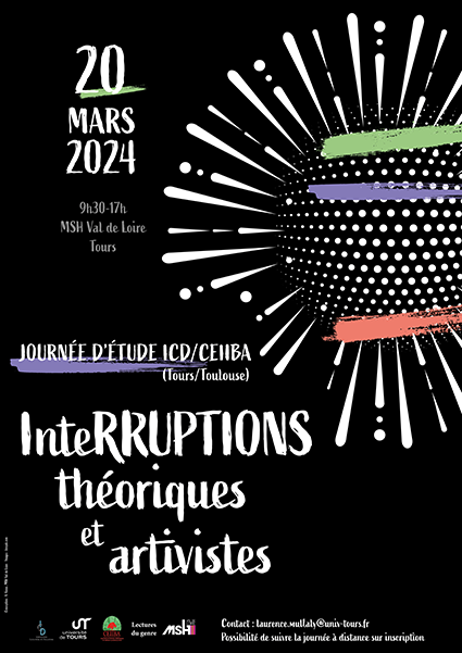 Affiche InteRRuptions ICD/CEIIBA 20/03/24