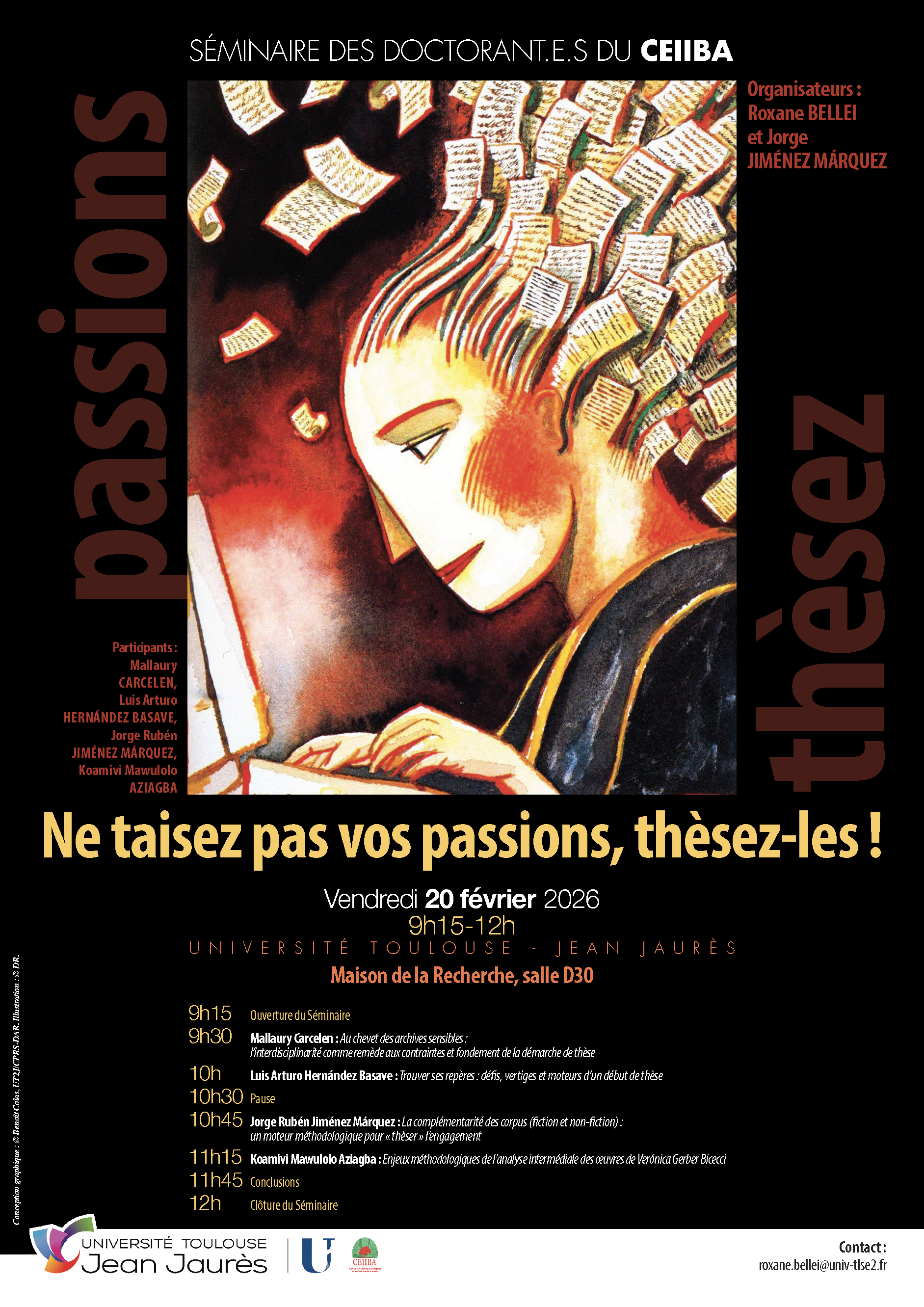 Affiche séminaire méthodologique doctorant·es février 2026