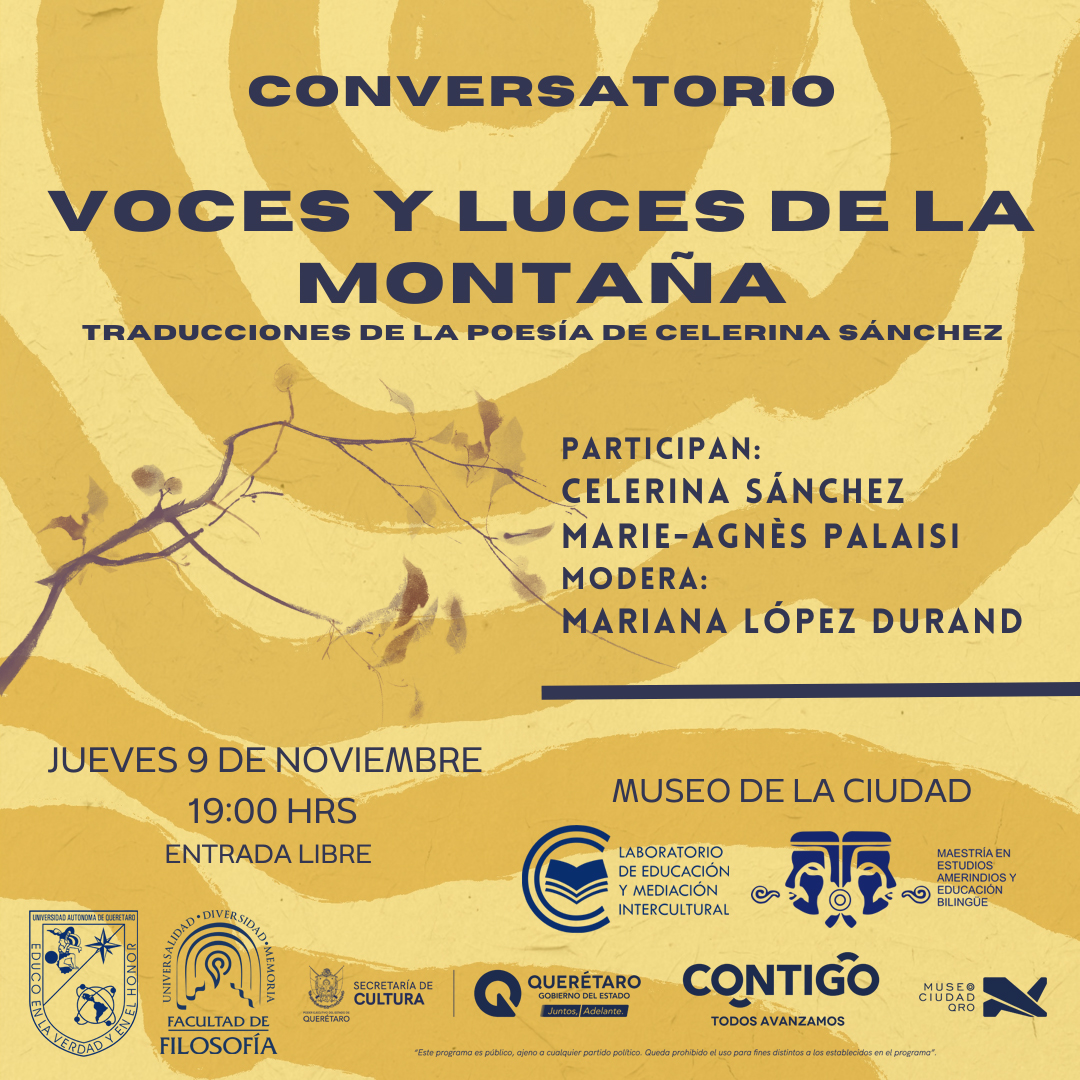 Affiche Conversatorio MAP 09/11/23