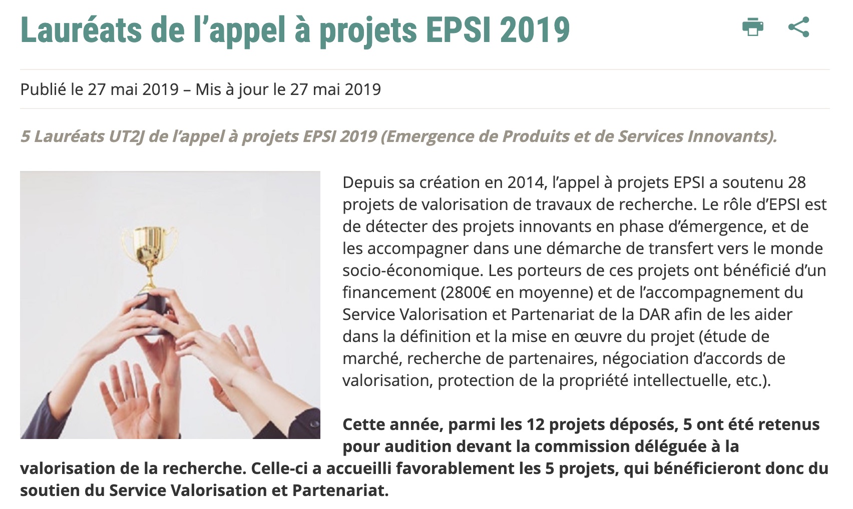 EPSI 2019