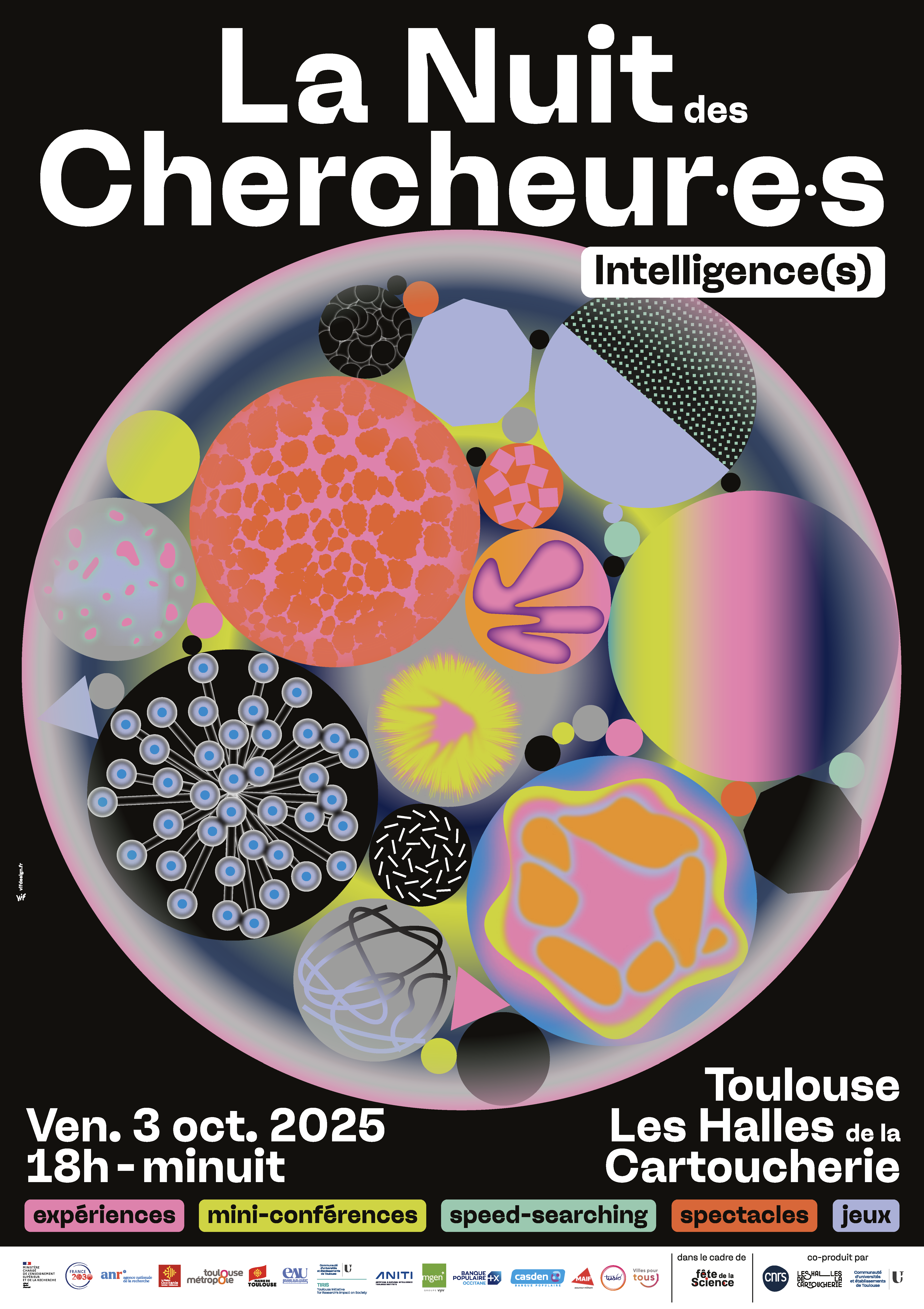 Affiche Nuit des Chercheurs 2025