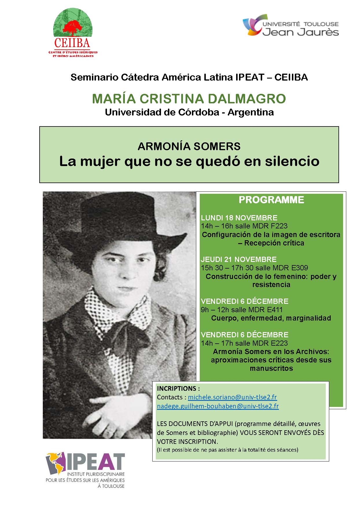 Affiche Seminaire Dalmagro - Soriano Nov.Dec24